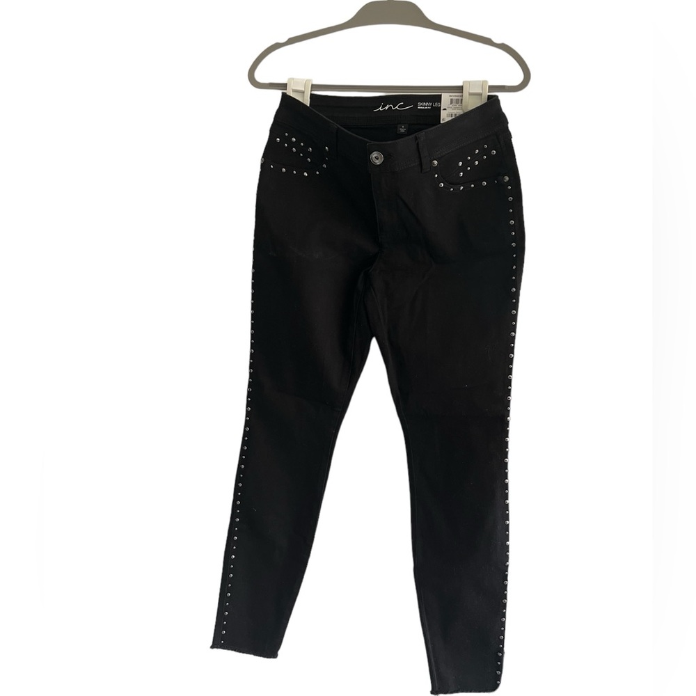 Black Studded Inc. Denim Jean